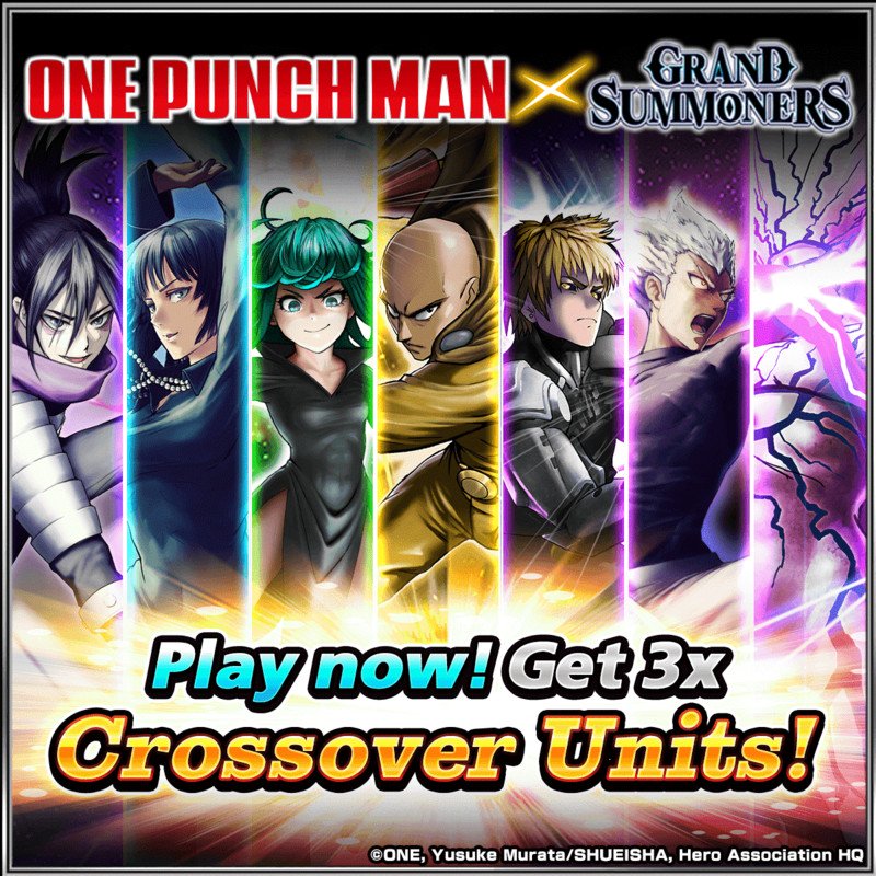 One-Punch Man retorna para GRAND SUMMONERS em uma colaboração avançada 2 One-Punch Man retorna para GRAND SUMMONERS em uma colaboração avançada 2