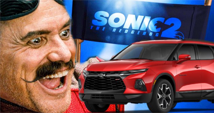 Jim Carrey Sorteio para os membros da sua equipe de 'Sonic the Hedgehog 2' um carro novo no de $ 40.000 dolares Jim Carrey Sorteio para os membros da sua equipe de 'Sonic the Hedgehog 2' um carro novo no de $ 40.000 dolares