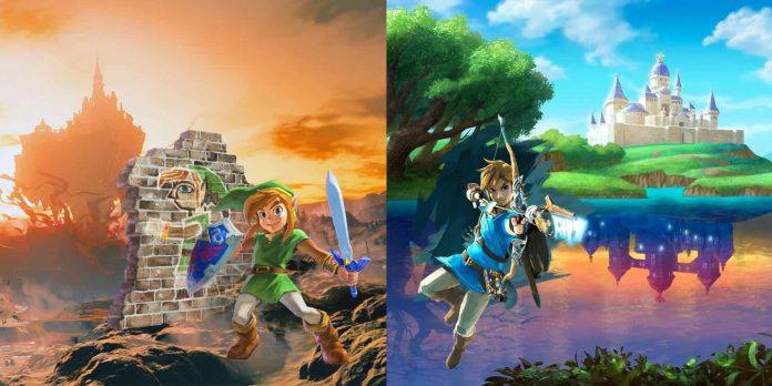 Zelda: Ilhas flutuantes de Breath of the Wild 2 podem desenvolver uma ligação entre Lorule particionada dos mundos Zelda: Ilhas flutuantes de Breath of the Wild 2 podem desenvolver uma ligação entre Lorule particionada dos mundos